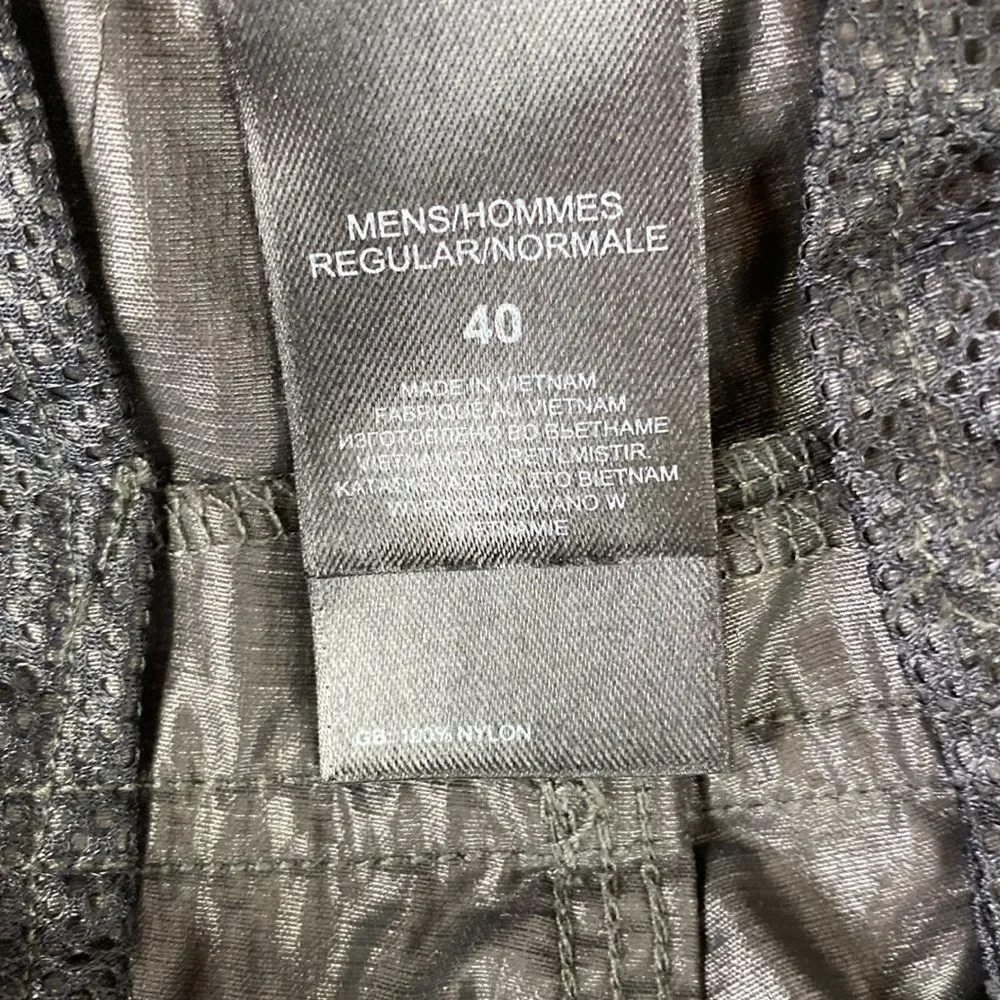 The North Face Gray Outdoor Sporty Athletic Nylon Cargo Pants 40